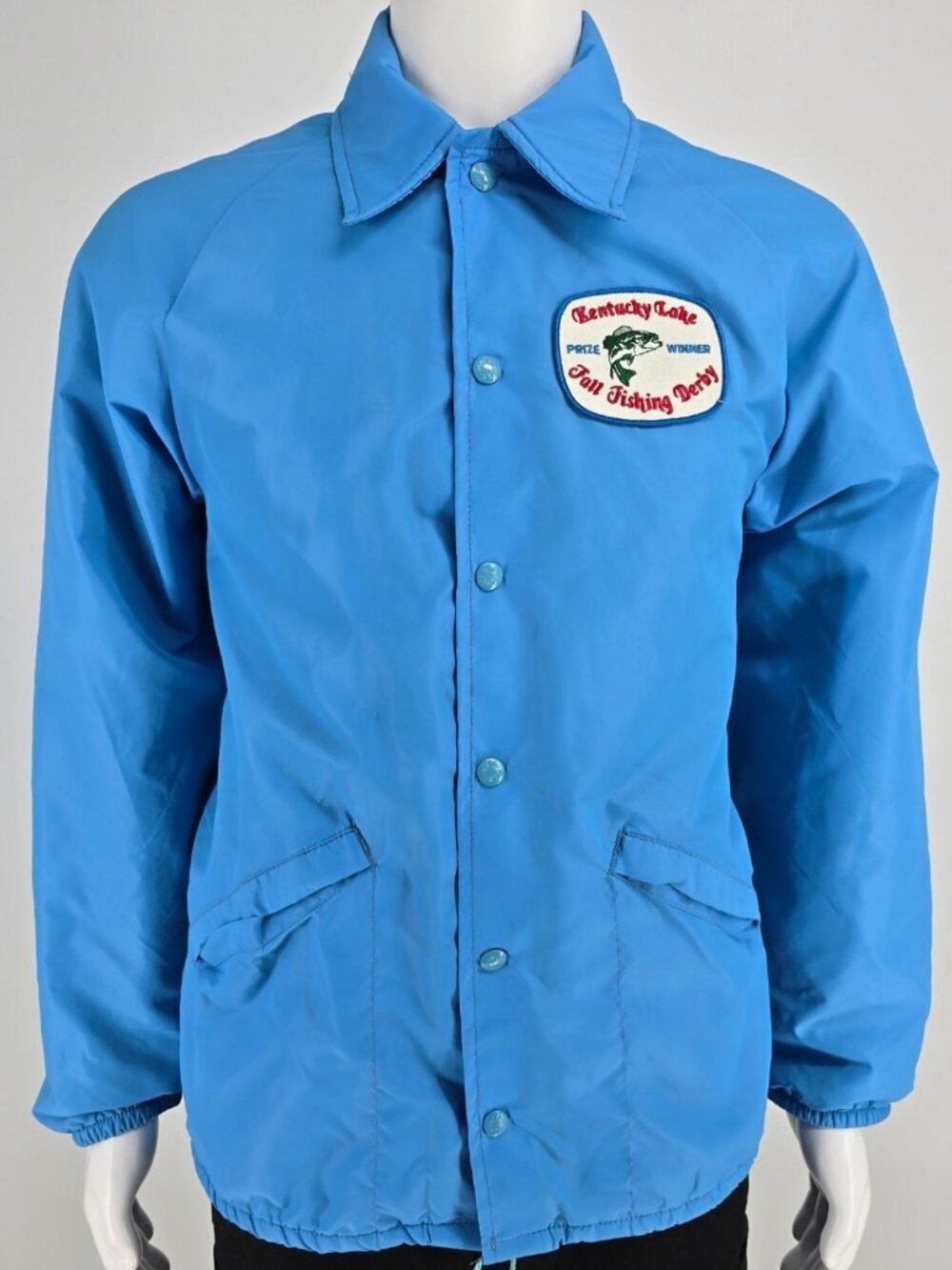 Vintage 1980s Kentucky Lake Fall Fishing Derby Prize Winner Coach Jacket (M)